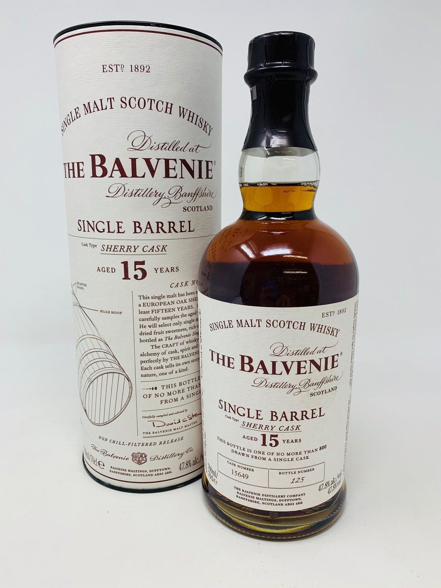 BALVENIE 15 YEAR OLD SINGLE BARREL SHERRY CASK