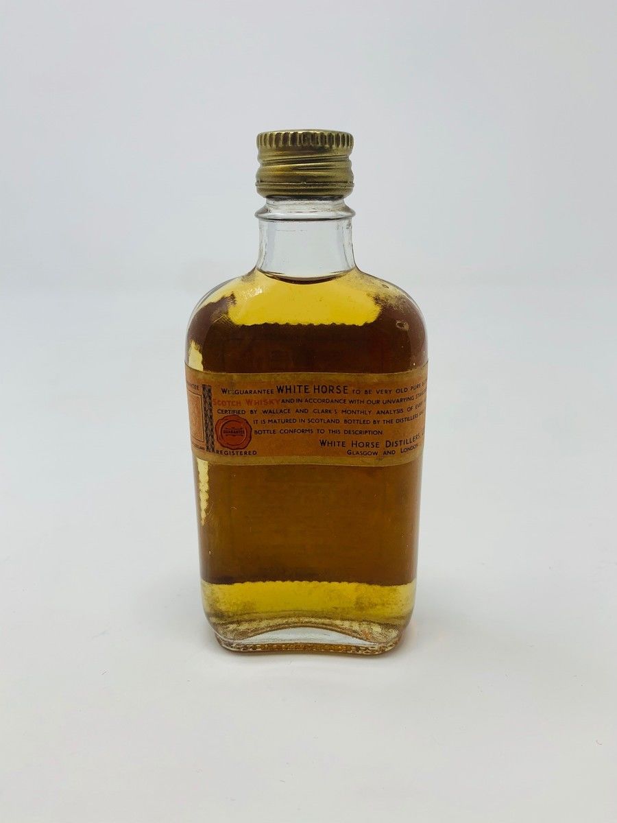 WHITE HORSE FINE OLD SCOTCH WHISKY MINIATURE 