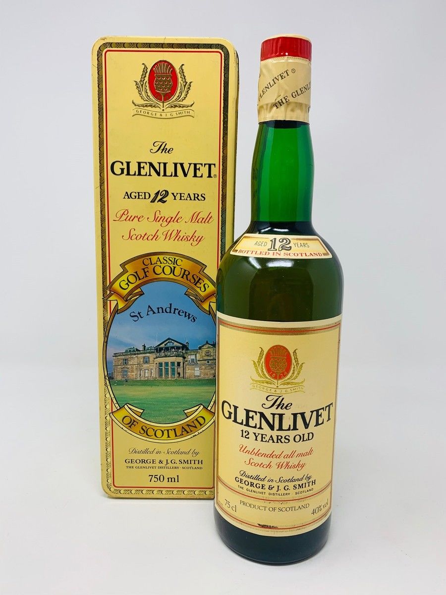 THE GLENLIVET 12 YEAR OLD 1980'S CLASSIC GOLF COURSES ST ANDREWS