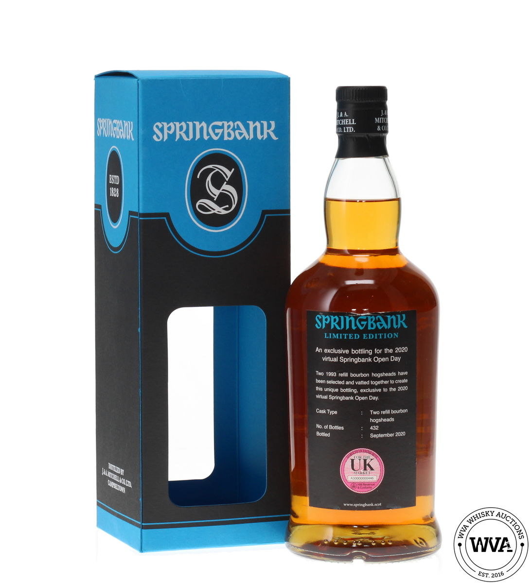 SPRINGBANK 26 YEAR OLD 1993 - VIRTUAL OPEN DAY 2020