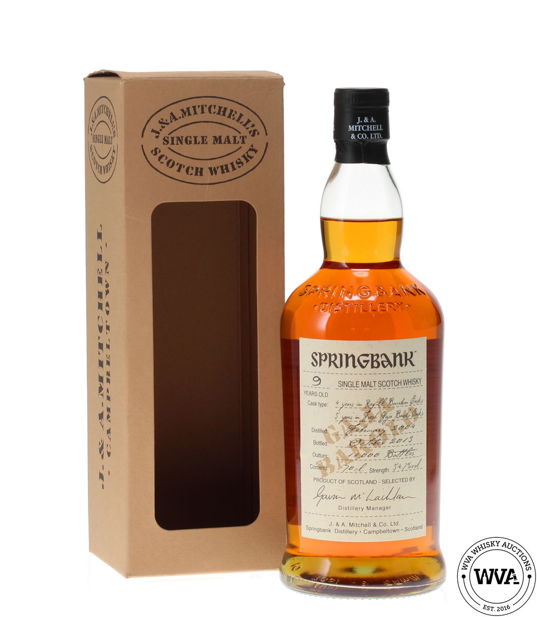 SPRINGBANK 9 YEAR OLD GAJA BAROLO WOOD LIMITED RELEASE
