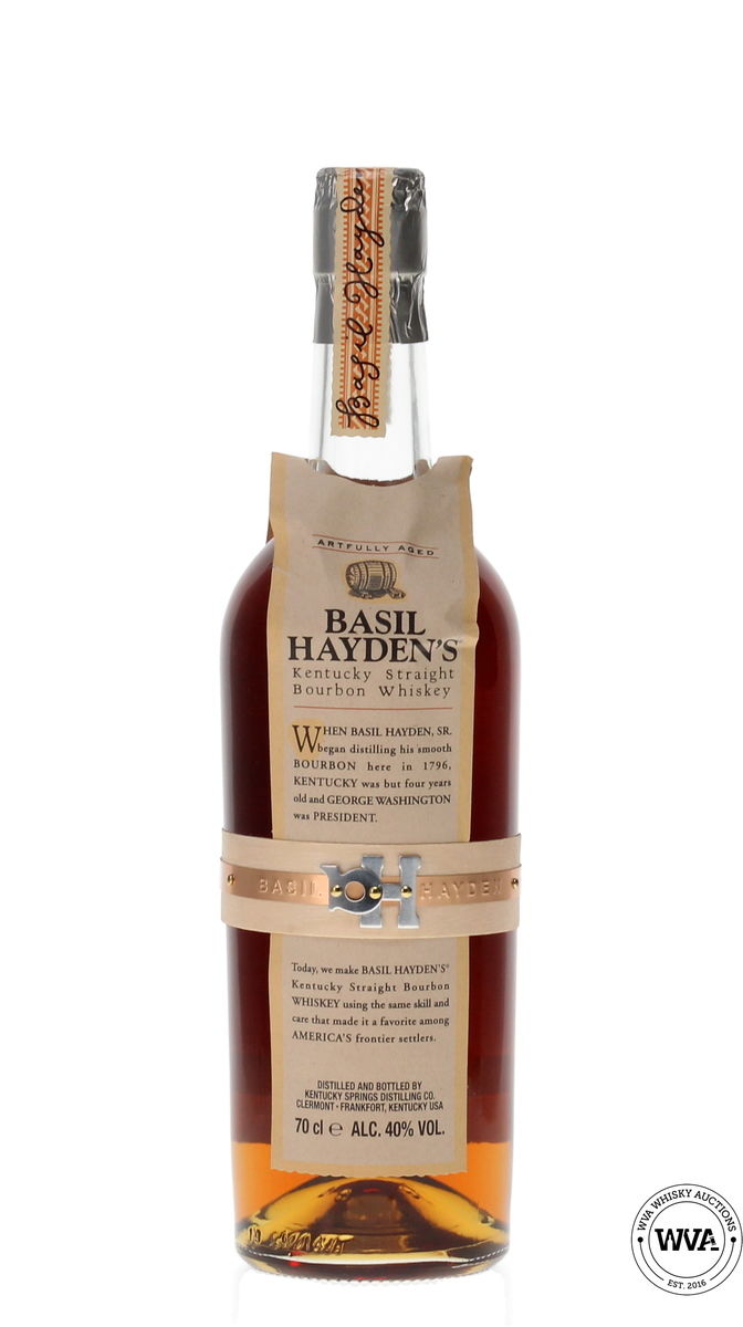 BASIL HAYDENS KENTUCKY STRAIGHT BOURBON WHISKEY