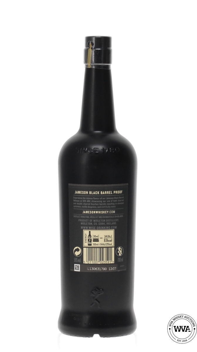 JAMESON'S BLACK BARREL PROOF LIMITED EDITION