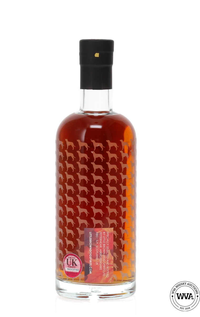 WEE MONGREL 8 YEAR OLD MAPLE SYRUP CASK FINISH BLENDED RUM - LITTLE BROWN DOG