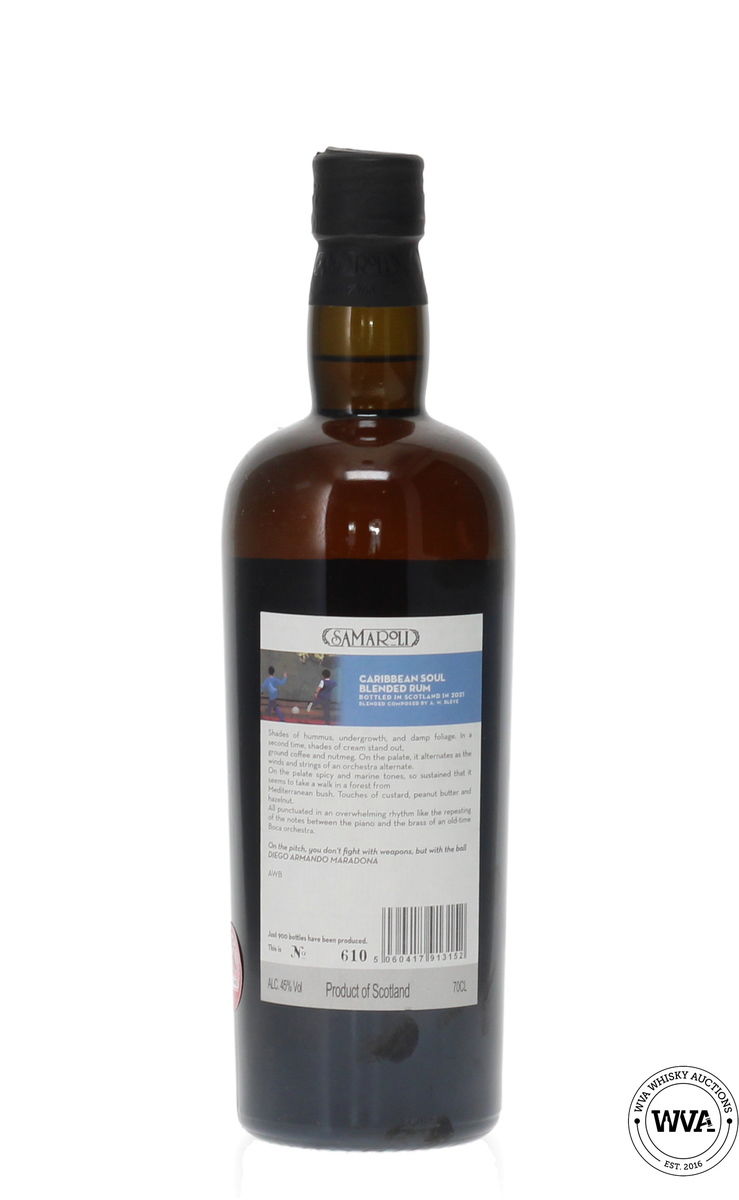 SAMAROLI 2021 CARIBBEAN SOUL BLENDED RUM