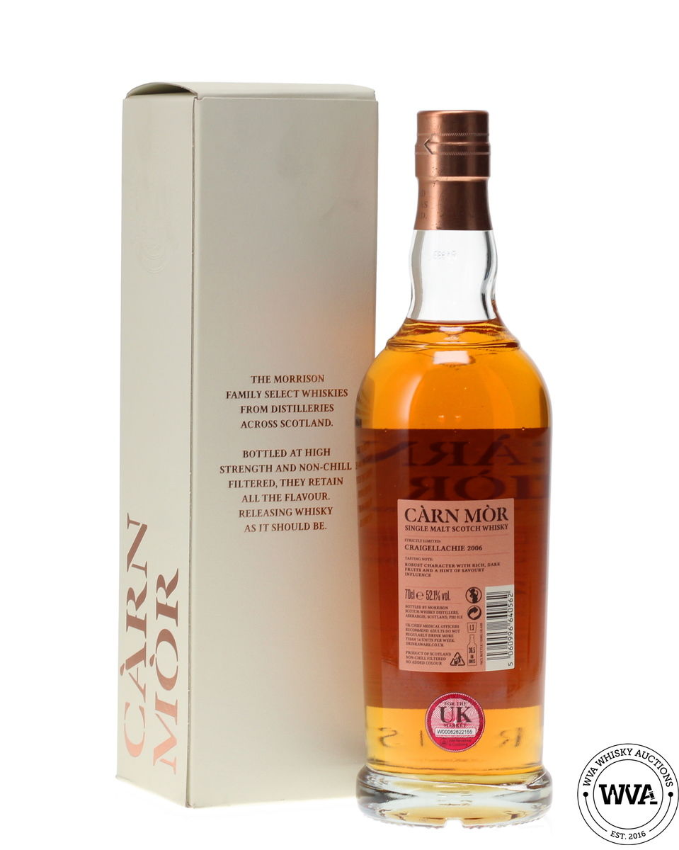 CRAIGELLACHIE 16 YEAR OLD 2006 CARN MOR STRICTLY LIMITED