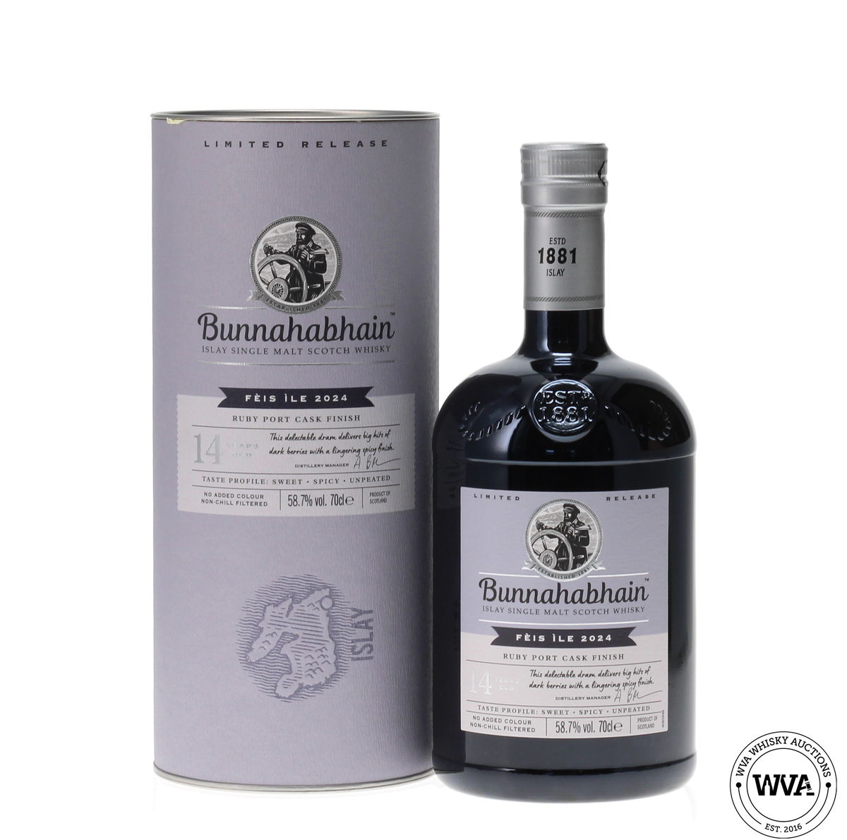 BUNNAHABHAIN FEIS ILE 2024 - RUBY PORT CASK FINISH