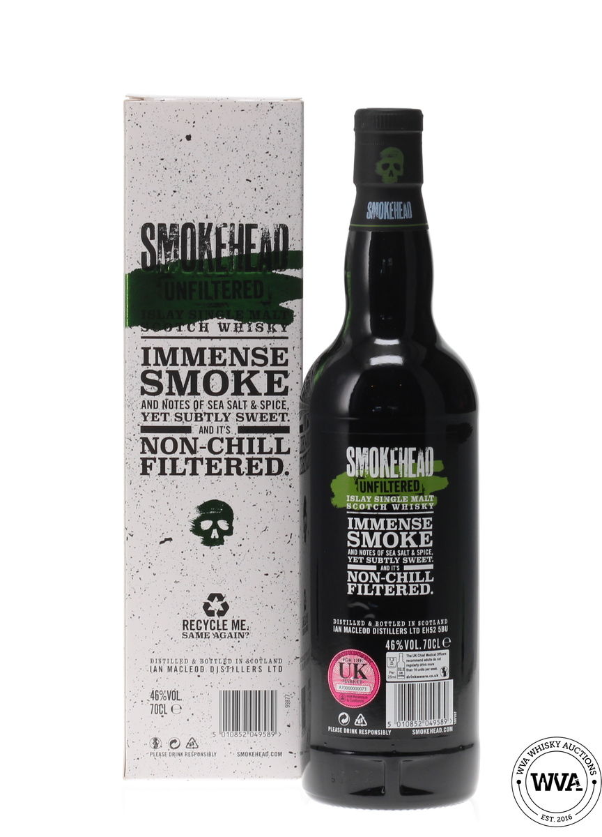 SMOKEHEAD UNFILTERED ISLAY SINGLE MALT