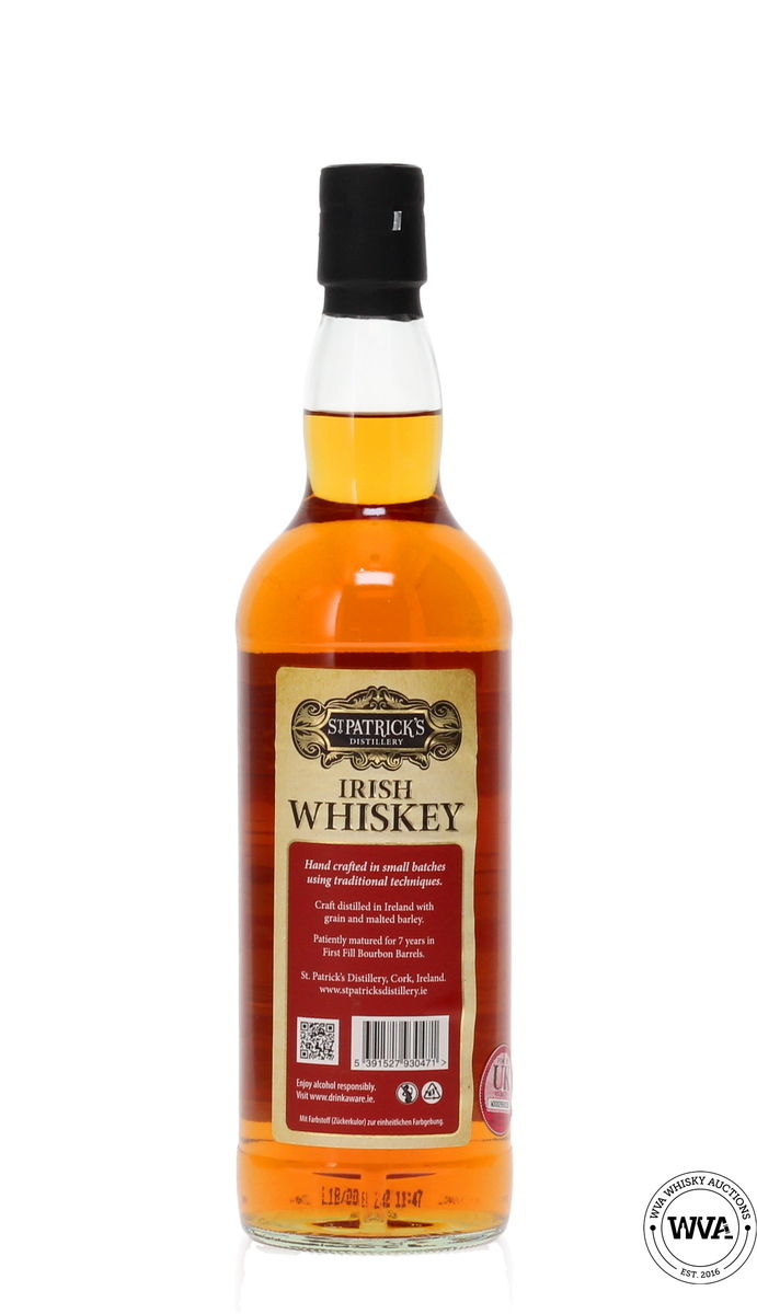 ST PATRICKS 7 YEAR OLD BLENDED IRISH WHISKEY