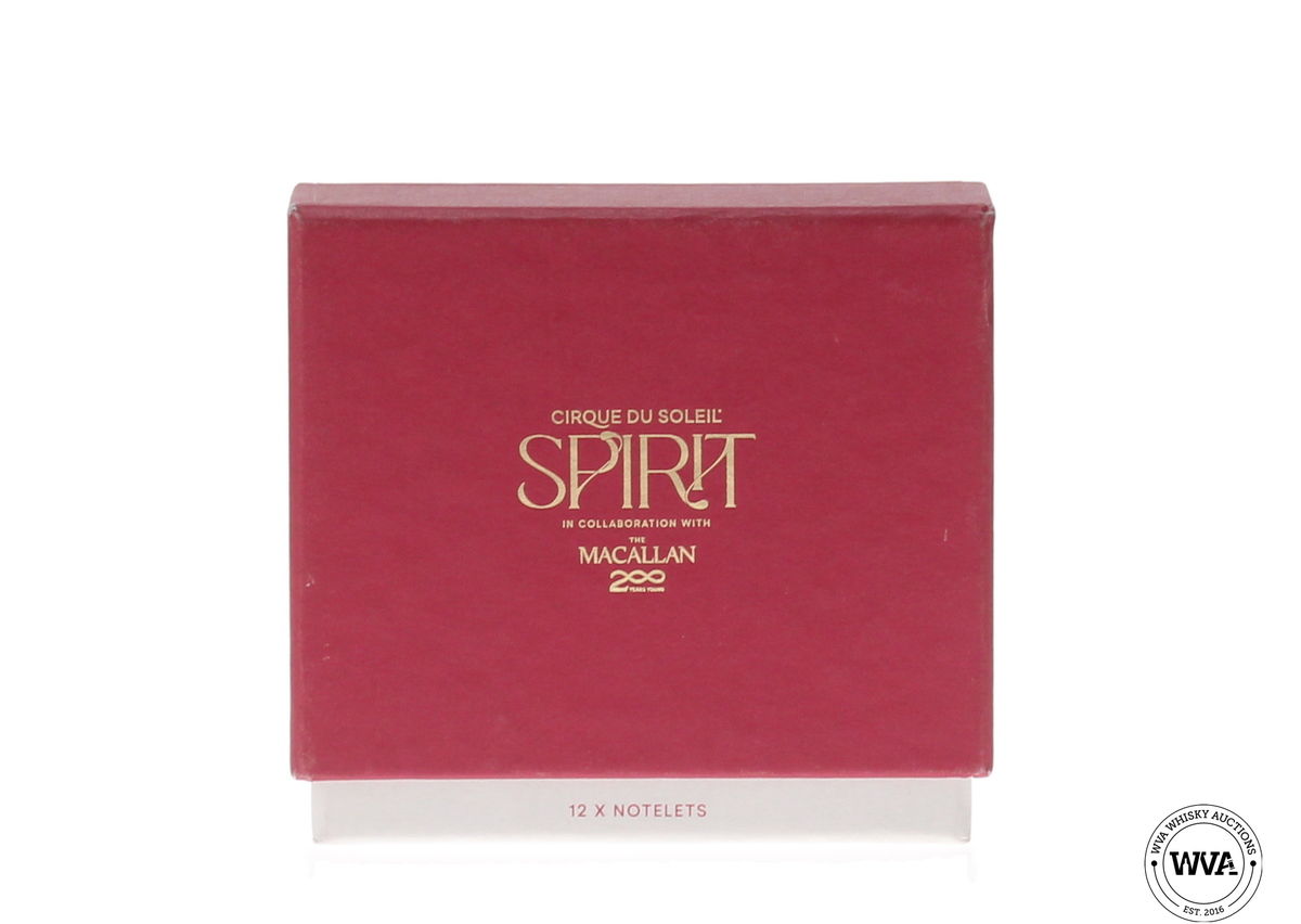 MACALLAN 200th ANNIVERSARY - CIRQUE DU SOLEIL - SPIRIT NOTELETS