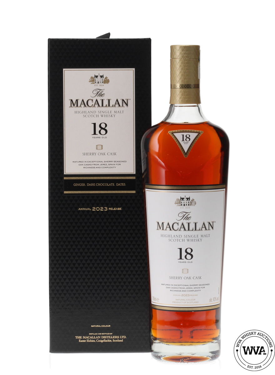 MACALLAN 18 YEAR OLD SHERRY OAK (2023)
