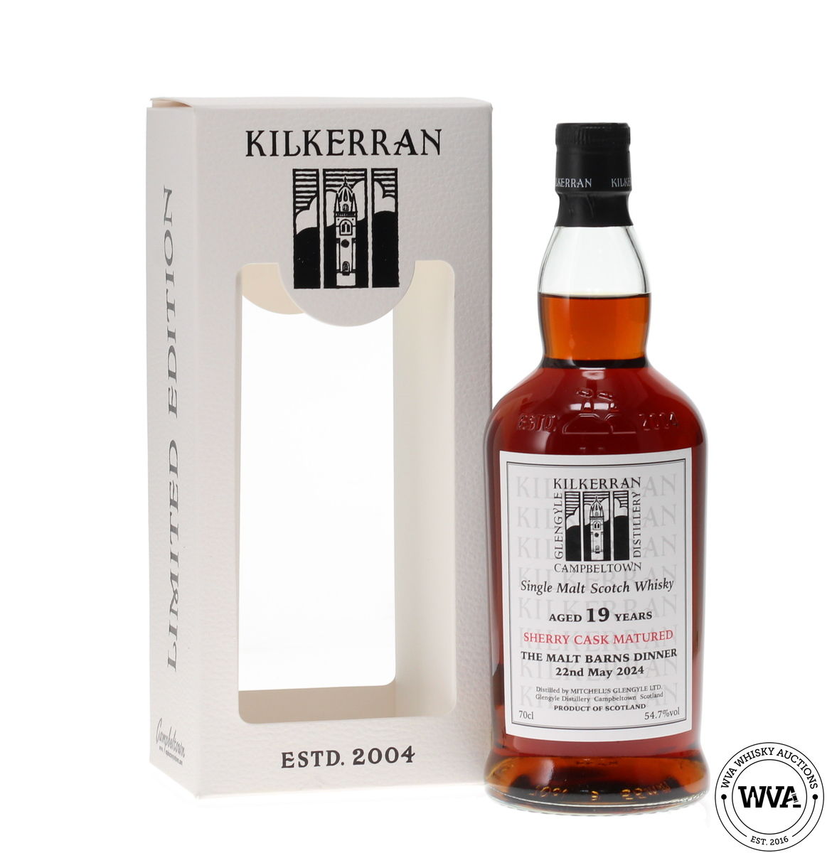 KILKERRAN 19 YEAR OLD - THE MALT BARNS DINNER 2024