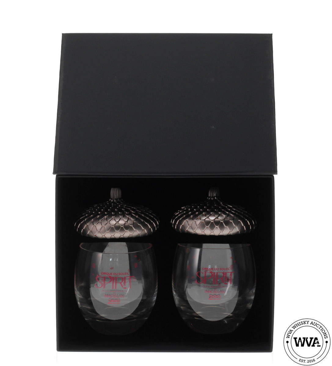 MACALLAN 200th ANNIVERSARY - CIRQUE DU SOLEIL - SPIRIT GLASSES
