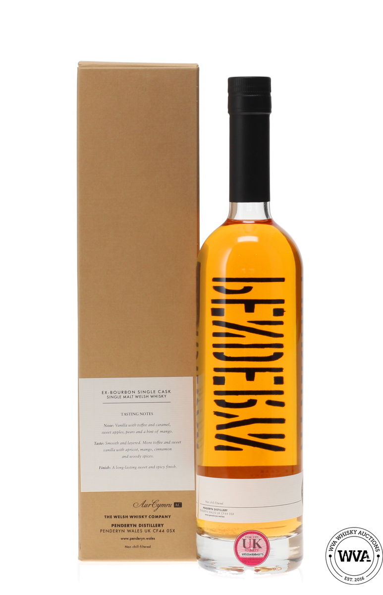 PENDERYN EX BOURBON SINGLE CASK #11/2008 - WHISKY EXCHANGE 20TH ANNIVERSARY