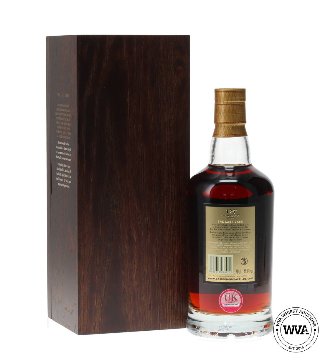 GLENURY-ROYAL 1984 - THE LAST CASK - 125TH ANNIVERSARY EDITION - GORDON & MACPHAIL