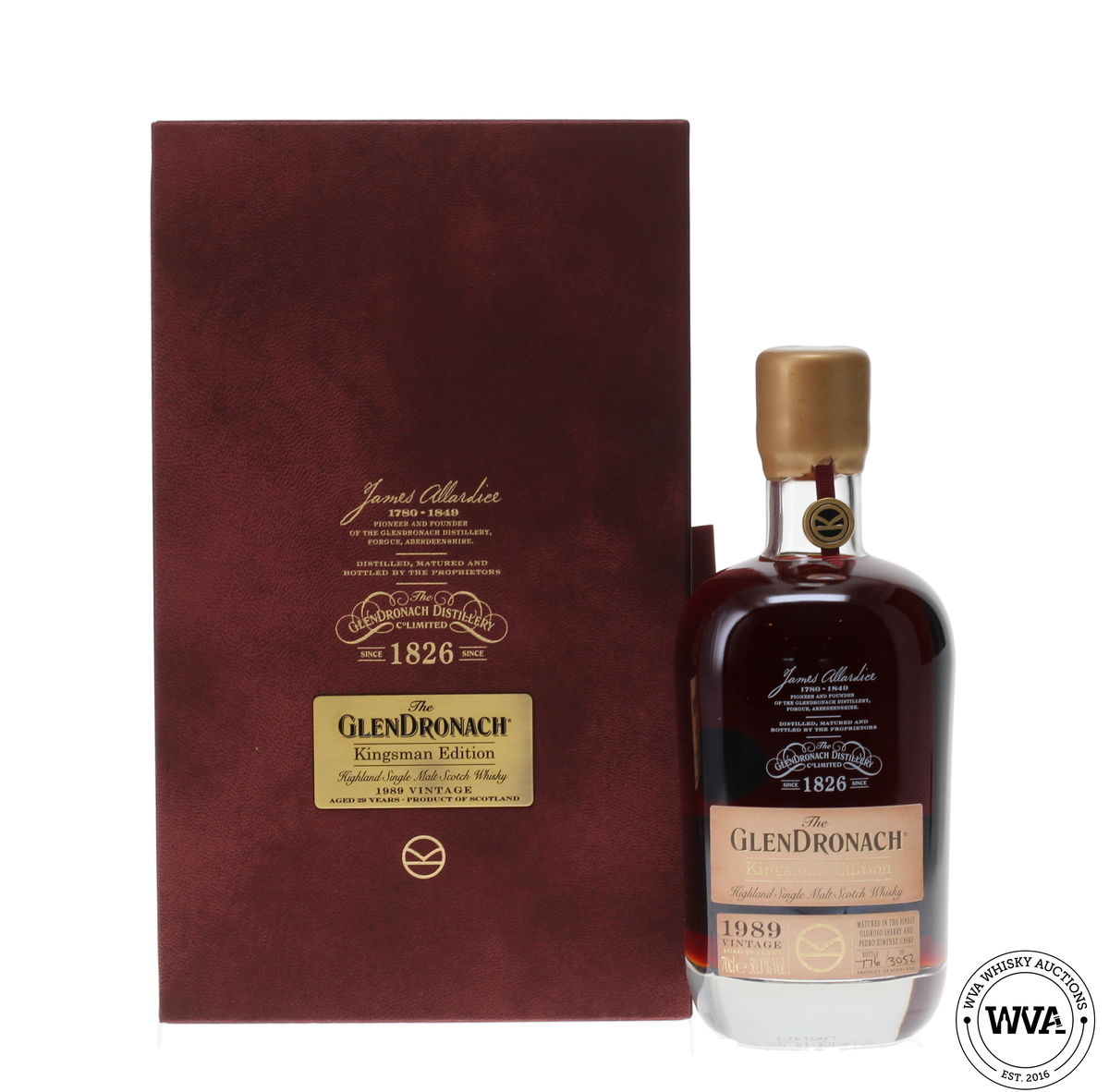 GLENDRONACH 1989 29 YEAR OLD - KINGSMAN EDITION