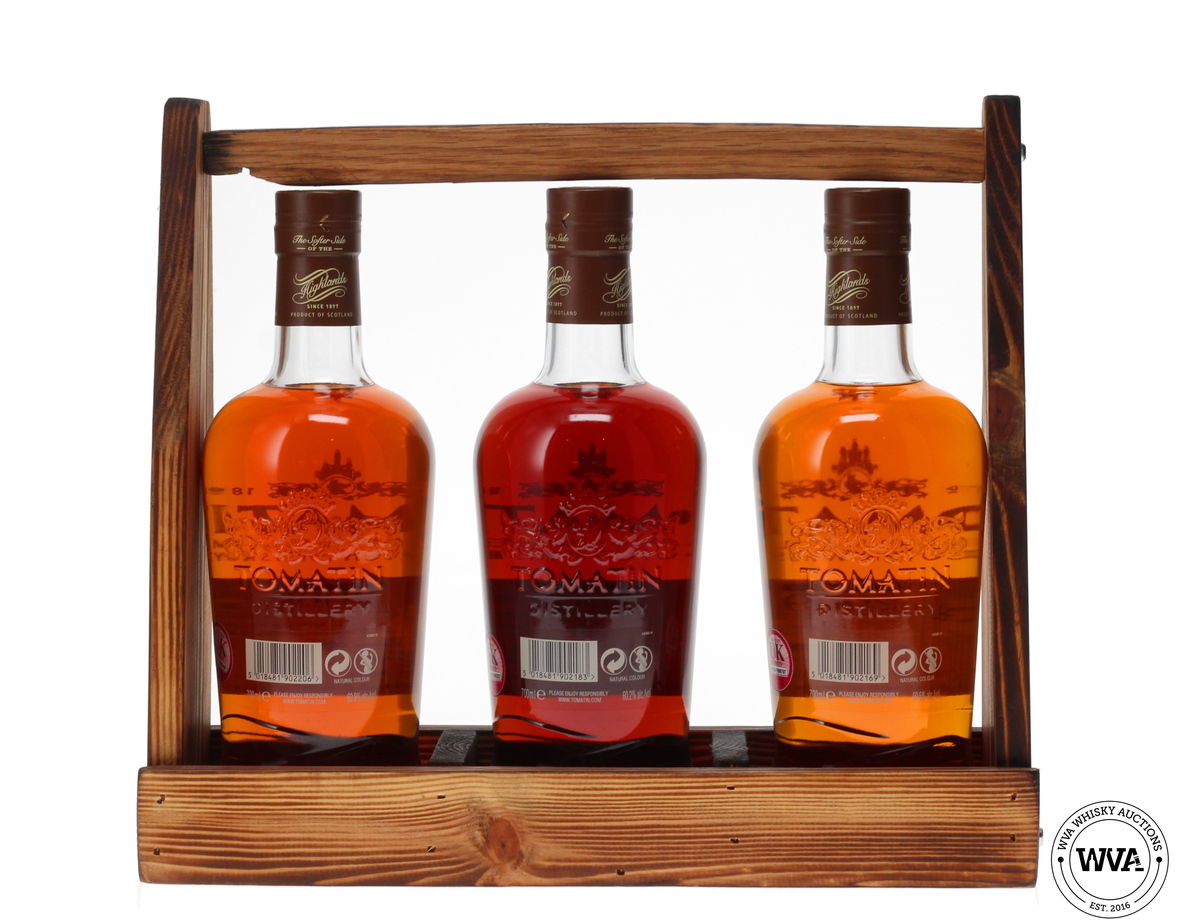 TOMATIN 2009 VERDEJO CASK TRILOGY TANTALUS - ABERDEEN WHISKY SHOP 3X70CL