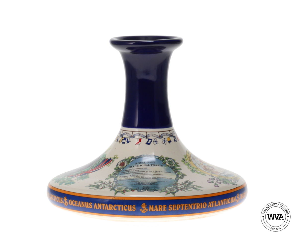 BRITISH NAVY PUSSERS RUM DECANTER