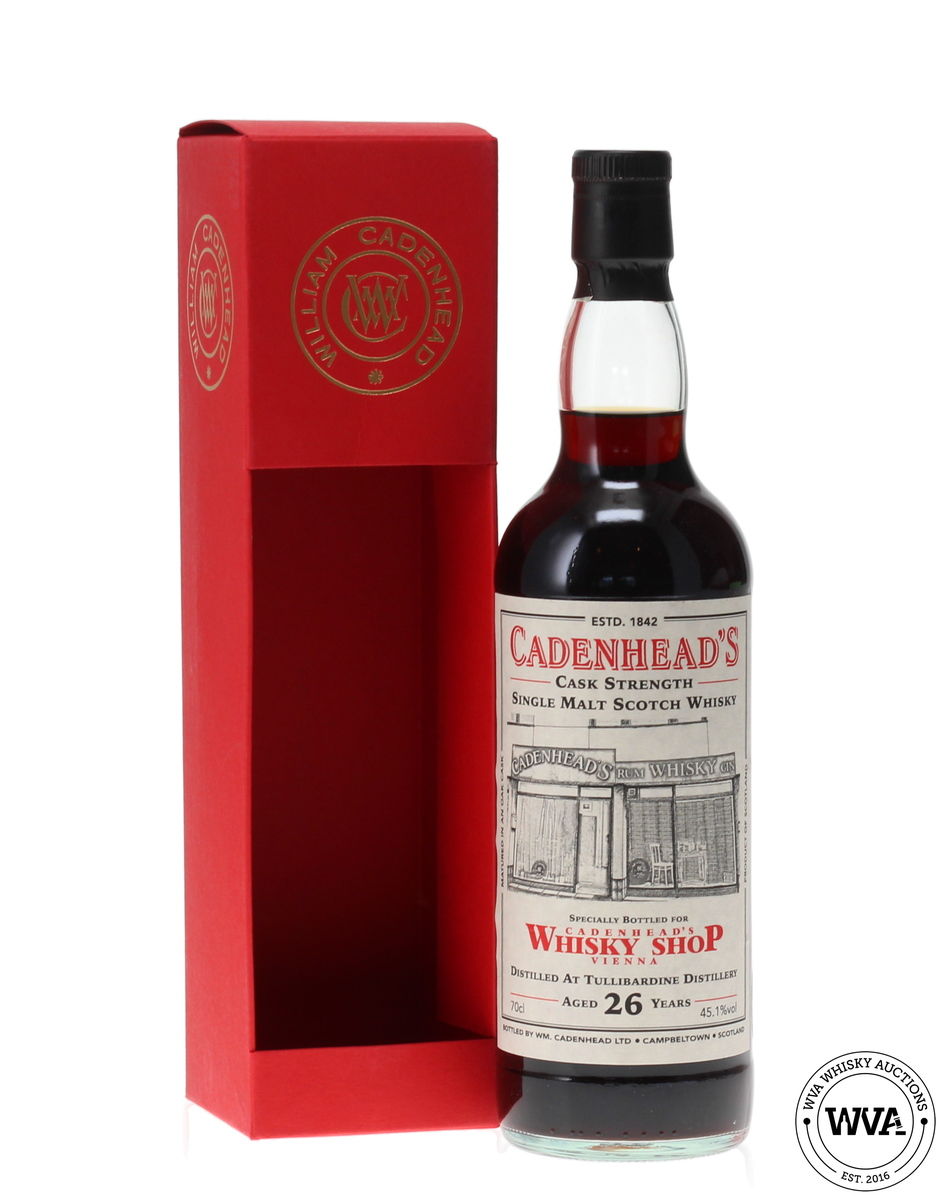 TULLIBARDINE 26 YEAR OLD 1993 CADENHEADS WHISKY SHOP - VIENNA