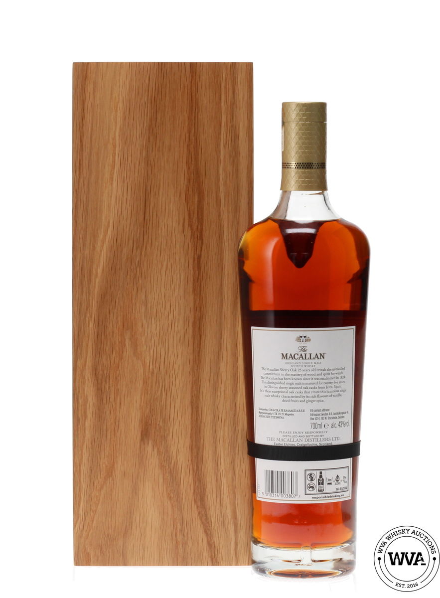 MACALLAN 25 YEAR OLD SHERRY OAK (2021)