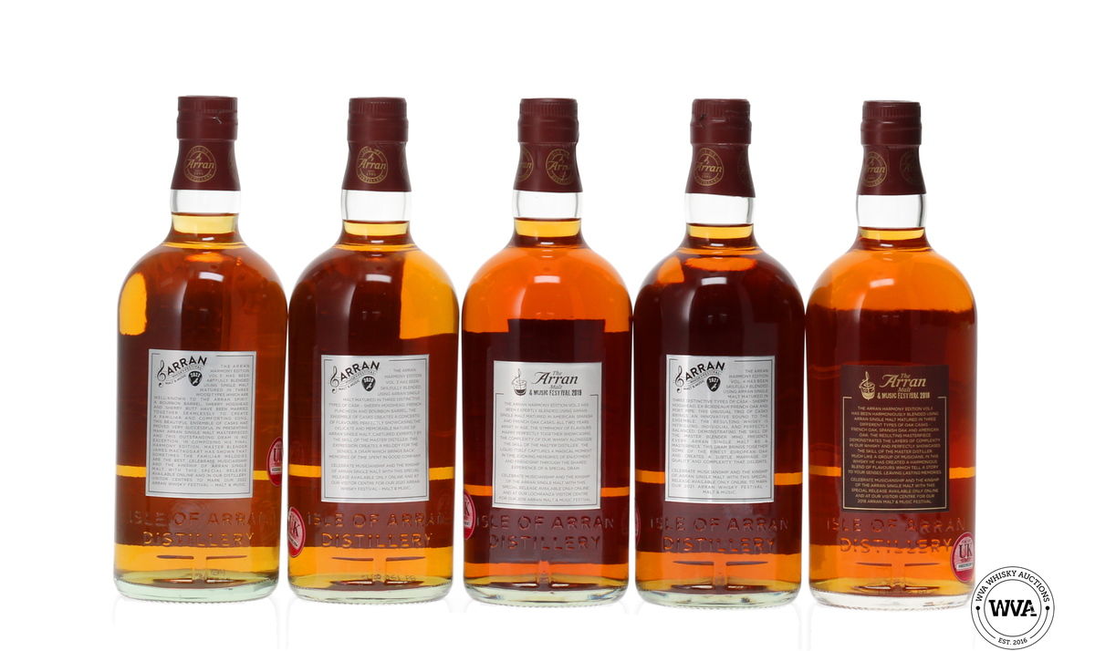 ARRAN - HARMONY EDITION - VOL 1-5 (MALT & MUSIC FESTIVAL (2018-2022)