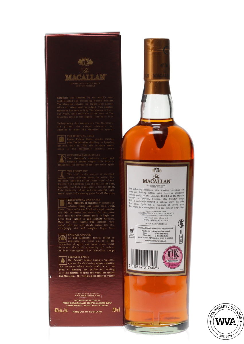 MACALLAN 12 YEAR OLD SHERRY OAK - PRE 2013