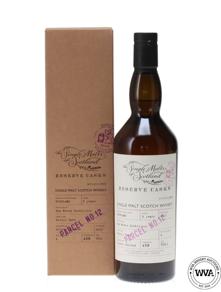 BEN NEVIS 9 YEAR OLD 2013 PARCEL NO.12 SINGLE MALTS OF SCOTLAND RESERVE CASKS