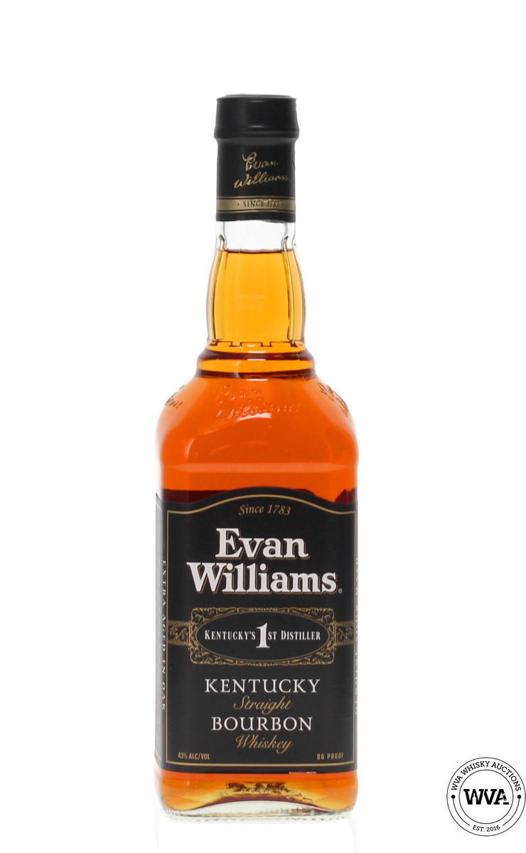EVAN WILLIAMS BLACK LABEL KENTUCKY STRAIGHT BOURBON WHISKEY
