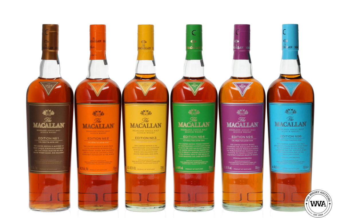 MACALLAN EDITIONS SET (1-6) 