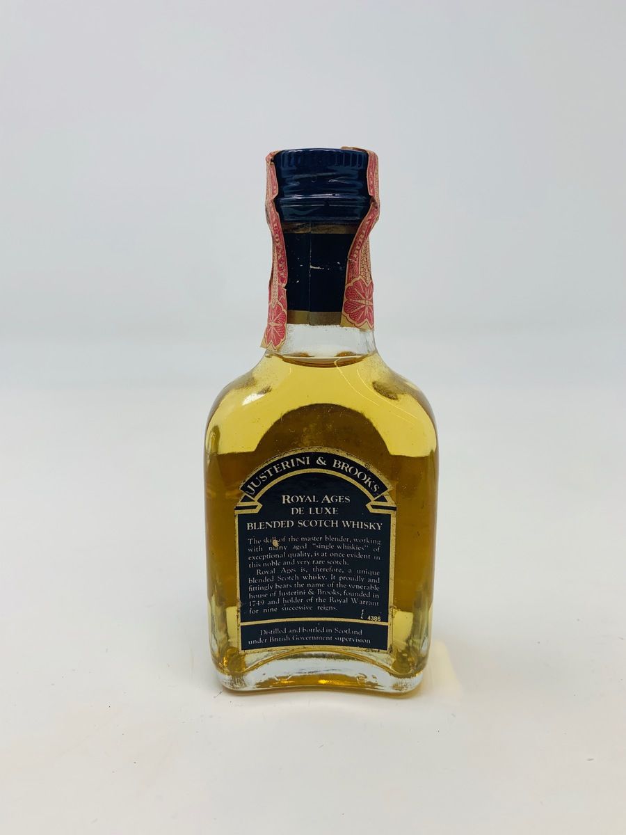 ROYAL AGES 86 PROOF DE LUX MINIATURE