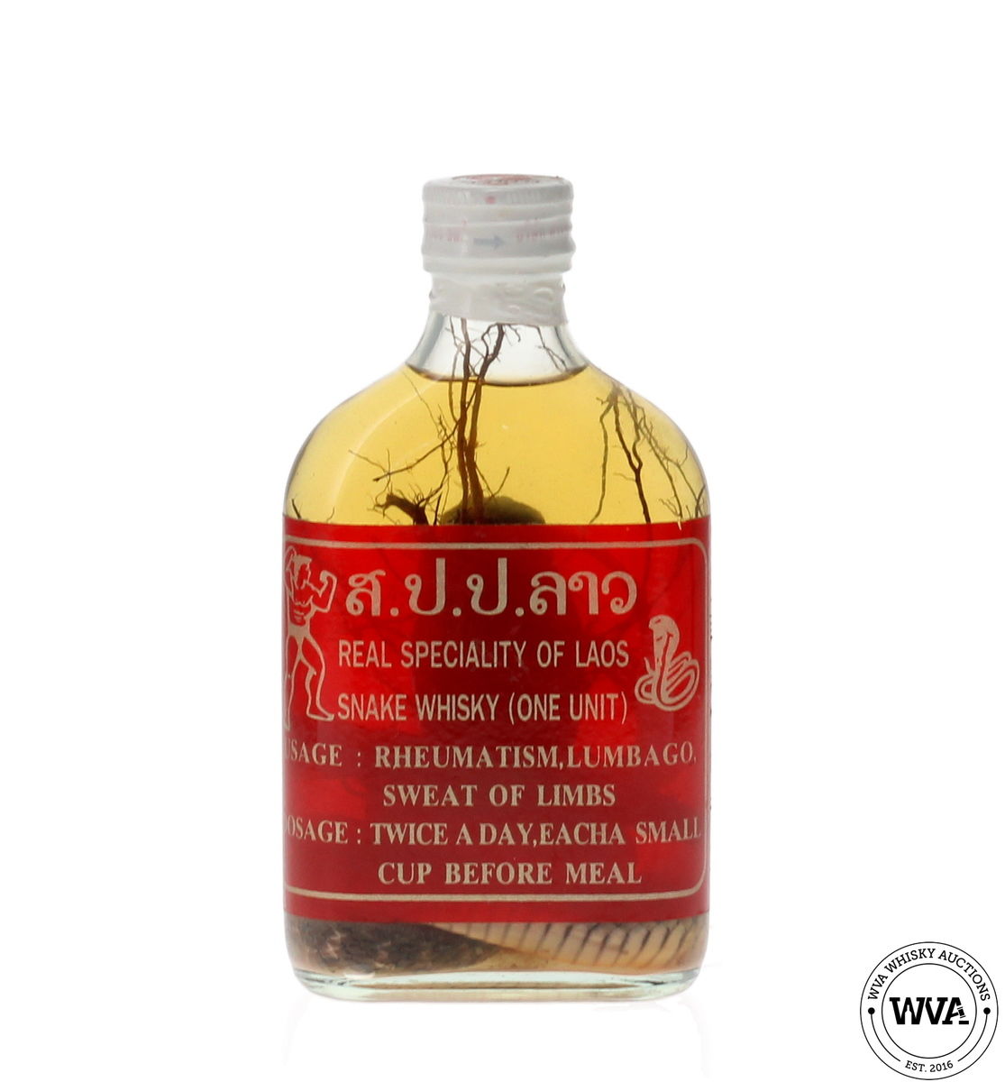LAOS SNAKE WHISKY 20CL