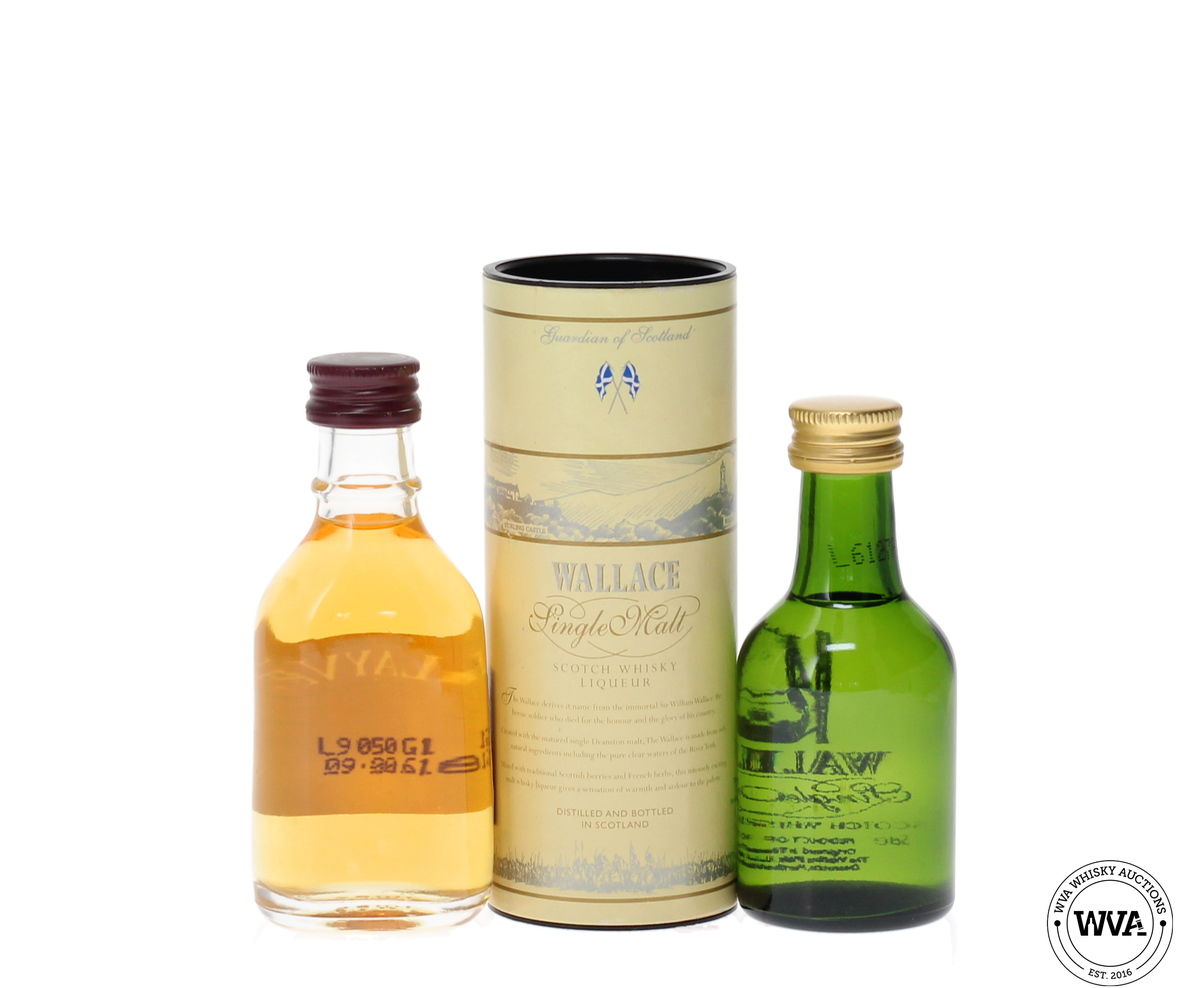 GLAYVA & WALLACE WHISKY LIQUEUR MINIATURES