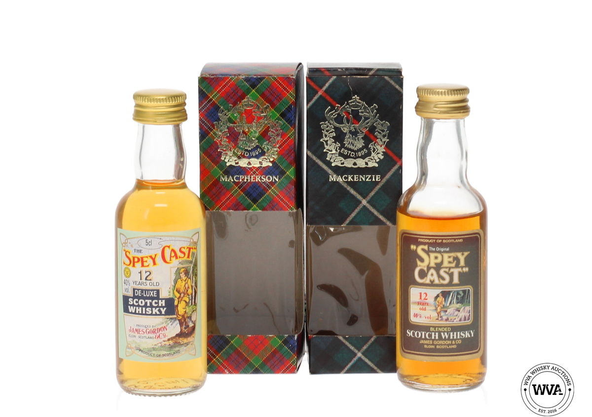 SPEY CAST 12 YEAR OLD WHISKY MINIATURES 