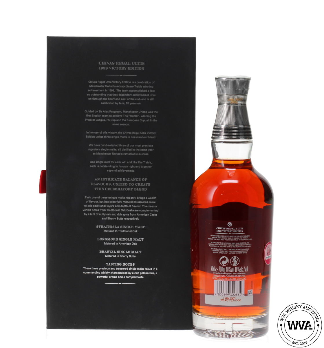 CHIVAS REGAL "ULTIS" 20 YEAR OLD 1999 - VICTORY EDITION