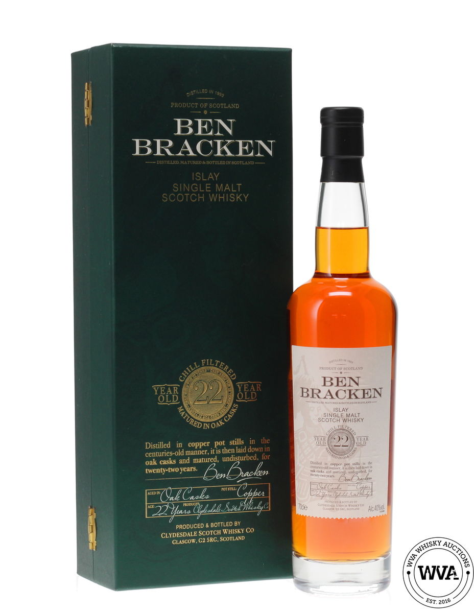 BEN BRACKEN 22 YEAR OLD - ISLAY SINGLE MALT SCOTCH WHISKY