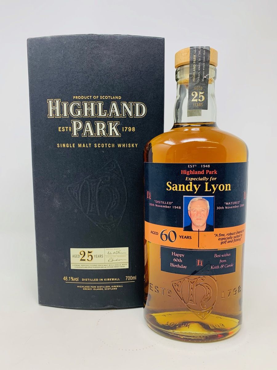 HIGHLAND PARK 25 YEAR OLD "SANDY LYON" LIMITED EDITION