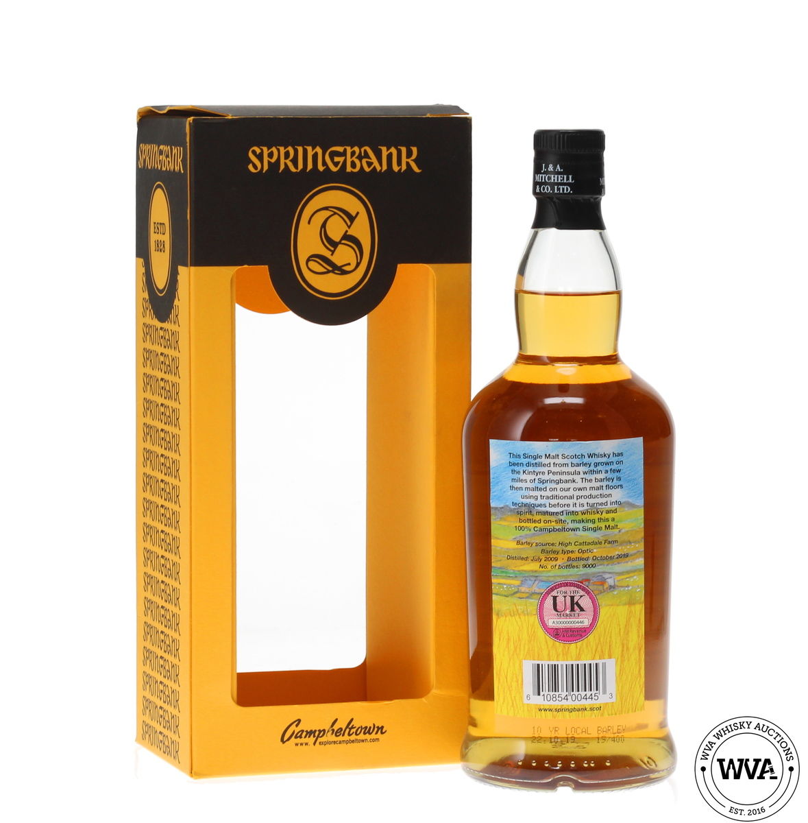SPRINGBANK 10 YEAR OLD LOCAL BARLEY (2019)