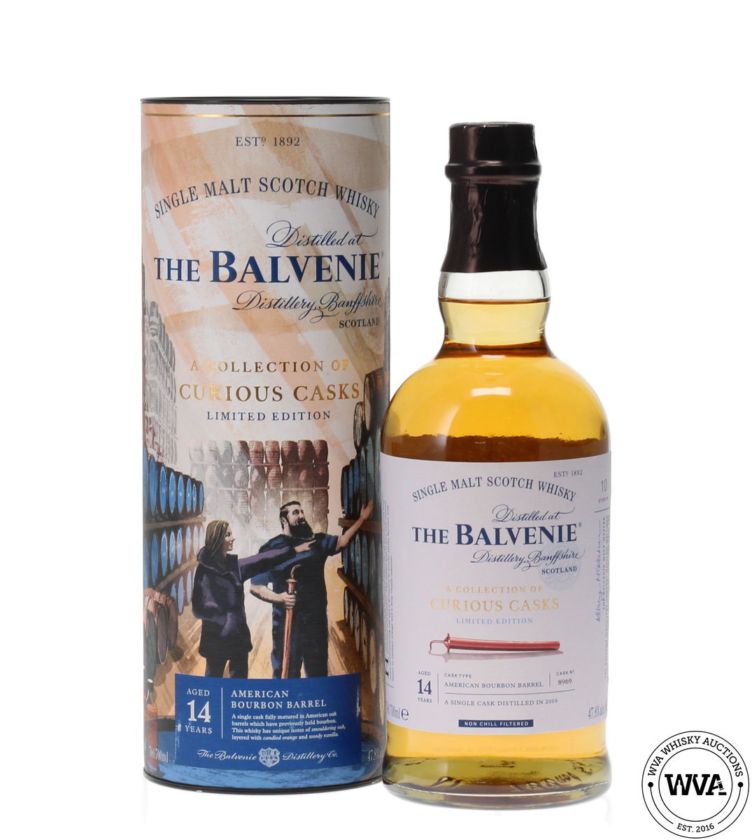 BALVENIE 14 YEAR OLD 2009 #8969 - A COLLECTION OF CURIOUS CASKS 
