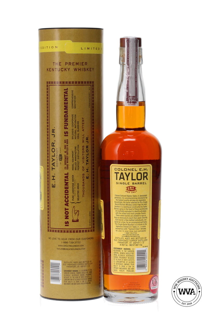 COLONEL E.H TAYLOR SINGLE BARREL - SELFRIDGES EXCLUSIVE LIMITED EDITION
