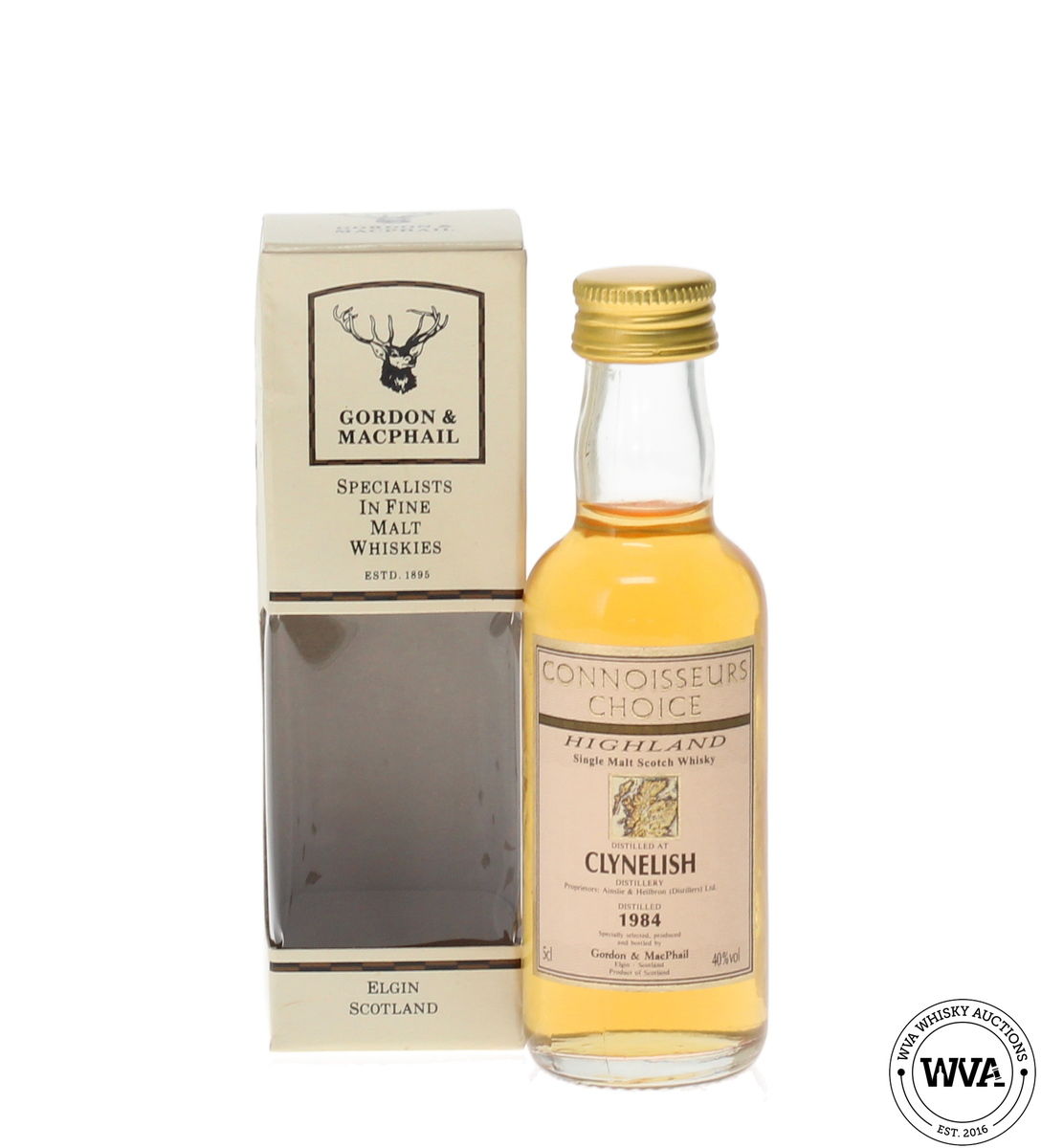 CLYNELISH 1984 - CONNOISSEURS CHOICE MINIATURE