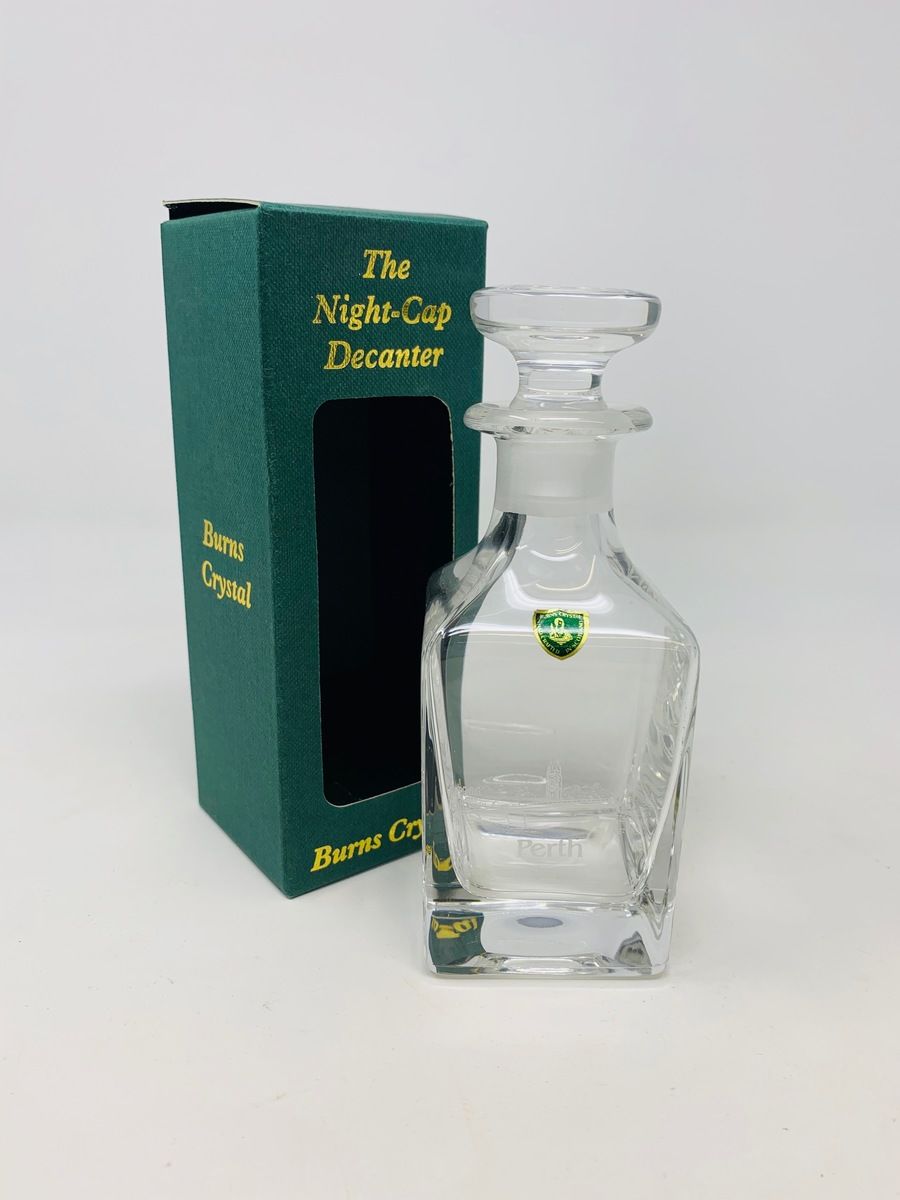 BURNS CRYSTAL NIGHT CAP DECANTER