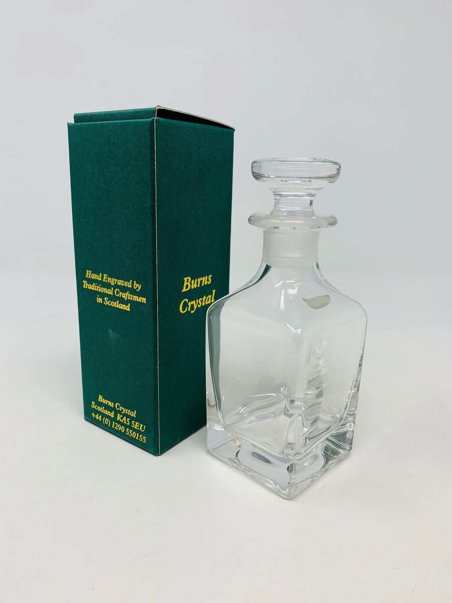 BURNS CRYSTAL NIGHT CAP DECANTER