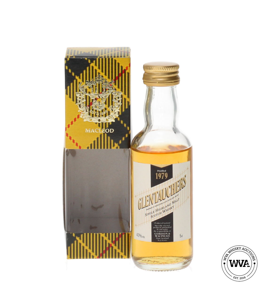 GLENTAUCHERS 1979 GORDON & MACPHAIL MINIATURE