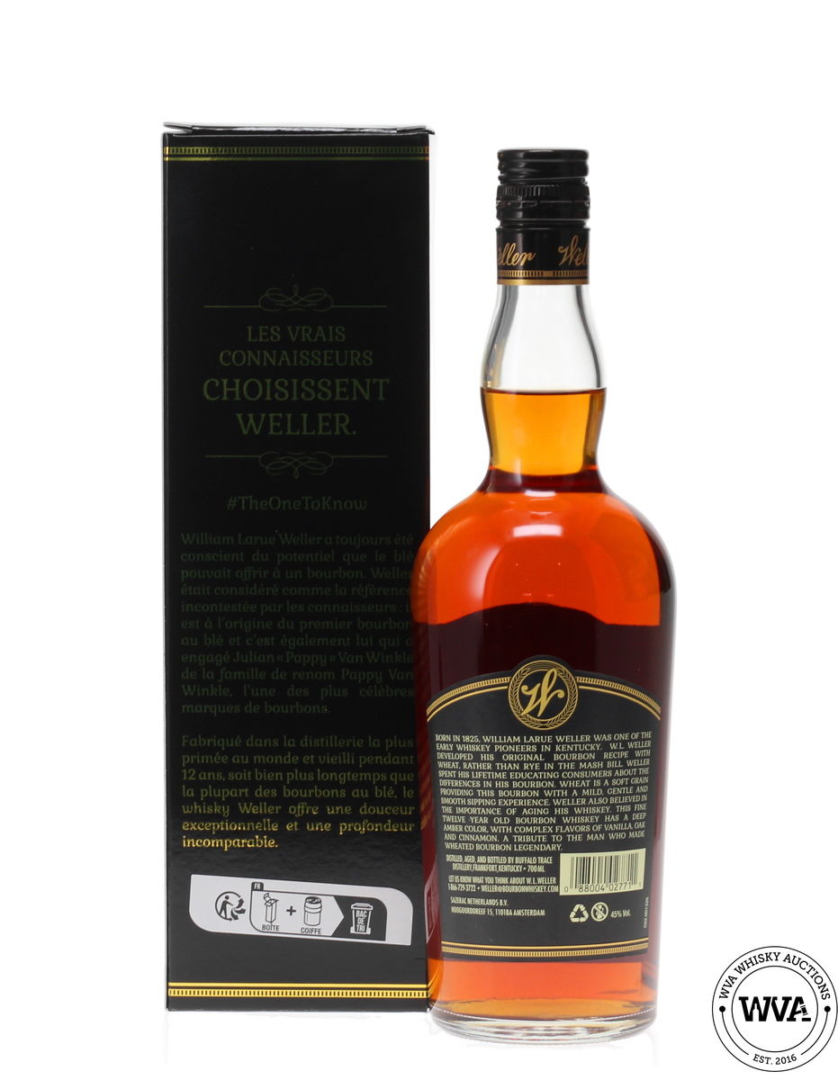 WILLIAM LARUE WELLER 12 YEAR OLD - THE ORIGINAL WHEATED BOURBON