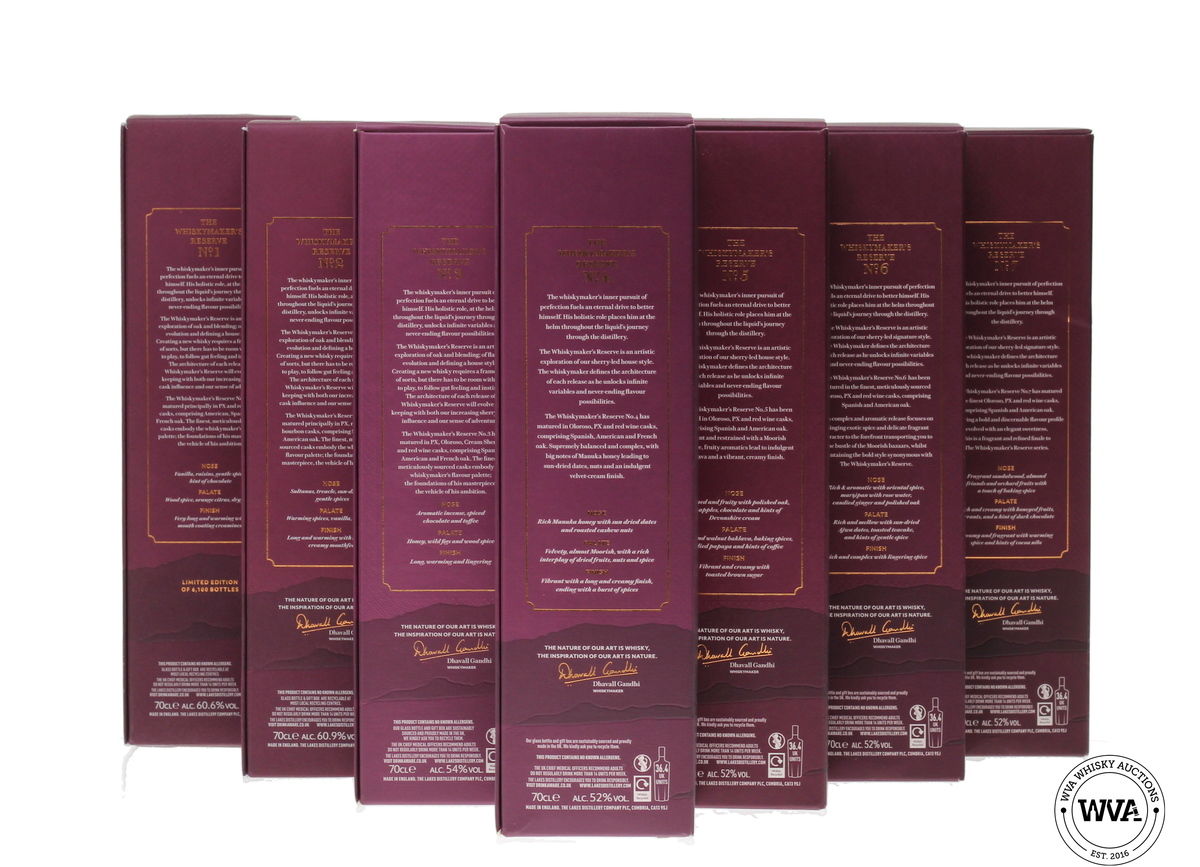 LAKES - THE WHISKY MAKERS RESERVE NO.1-7 (7X70cl)