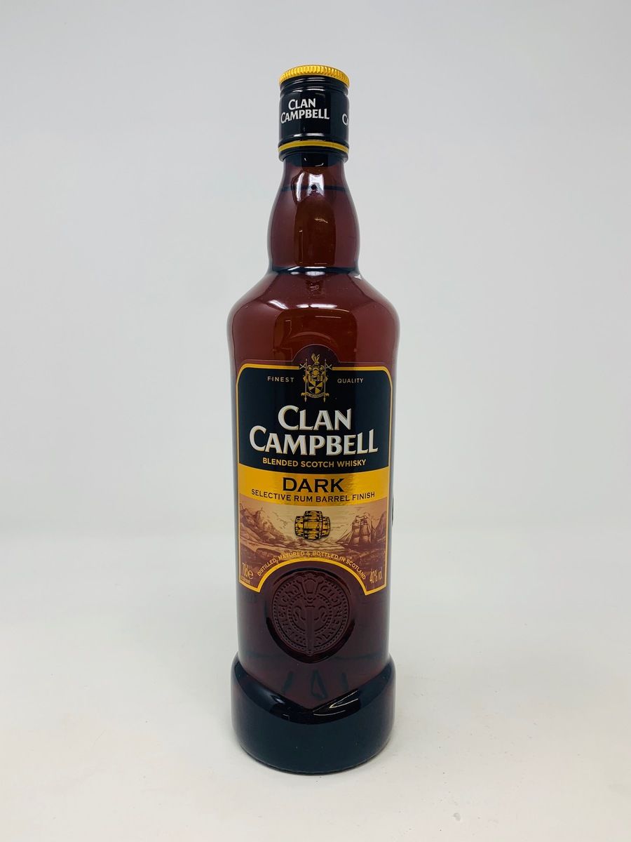 CLAN CAMPBELL DARK RUM BARREL BLENDED WHISKY 
