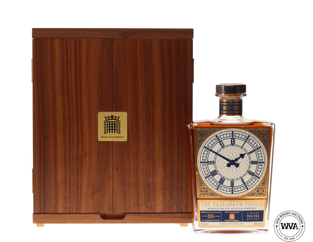 THE ELIZABETH TOWER 35 YEAR OLD - SINGLE GRAIN SCOTCH WHISKY