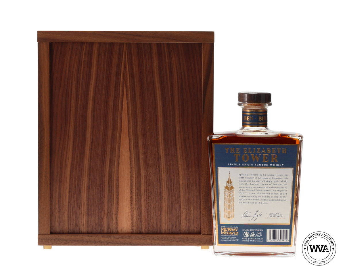 THE ELIZABETH TOWER 35 YEAR OLD - SINGLE GRAIN SCOTCH WHISKY