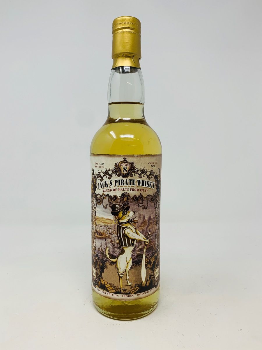 JACKS PIRATE WHISKY 8 YEAR OLD ISLAY BLEND