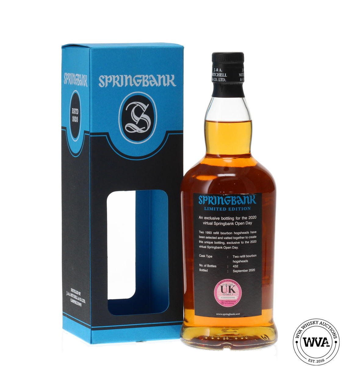SPRINGBANK 26 YEAR OLD 1993 - VIRTUAL OPEN DAY 2020